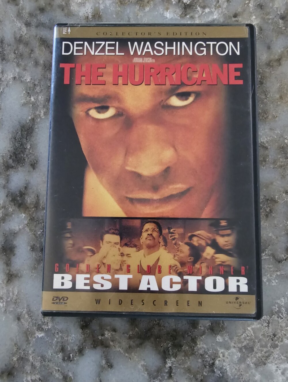 The Hurricane DVD 2000 Collector's Edition Widescreen Denzel Washington Movie WS